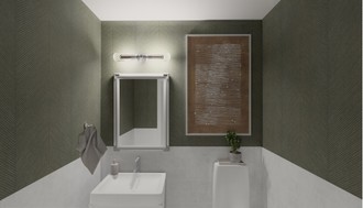 Industrial Bathroom by Havenly Interior Designer Jamie