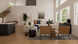 Contemporary, Modern, Classic Contemporary, Scandinavian, Inspired Modern, Midcentury Scandi, Organic Modern Living Room by Havenly Interior Designer Malena