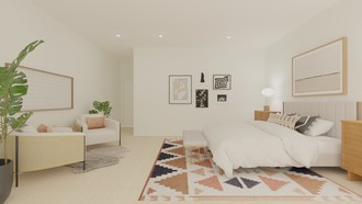 Modern, Eclectic Bedroom by Havenly Interior Designer Marisa