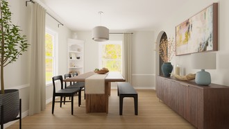Contemporary, Midcentury Modern Dining Room by Havenly Interior Designer Gabriela