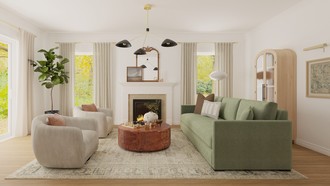 Eclectic, Inspired Modern, Parisian Modern Living Room by Havenly Interior Designer Andrea