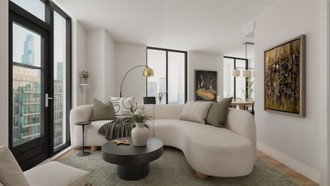 Contemporary, Transitional Living Room by Havenly Interior Designer Julia