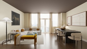 Eclectic Living Room by Havenly Interior Designer Diego