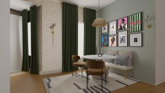Transitional Dining Room by Havenly Interior Designer Leah