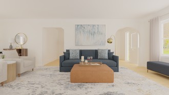 Classic, Transitional, Classic Contemporary, Warm Transitional, New Classic Living Room by Havenly Interior Designer Cayla