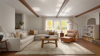 Classic, Rustic, Organic Modern, Warm Transitional, Modern Cottage Living Room by Havenly Interior Designer Alyssa