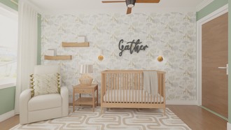 Modern, Bohemian Nursery by Havenly Interior Designer Mariana