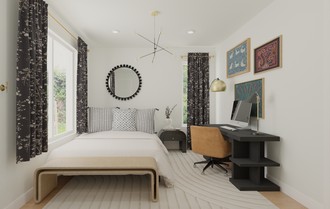 Classic, Glam Office by Havenly Interior Designer Leah
