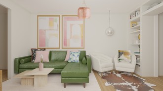 Eclectic Living Room by Havenly Interior Designer Sophia