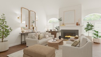 Classic Contemporary, Parisian Modern Living Room by Havenly Interior Designer Stefanny
