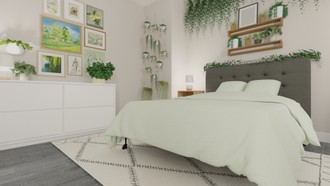Contemporary, Bohemian, California Cool Bedroom by Havenly Interior Designer Kristin