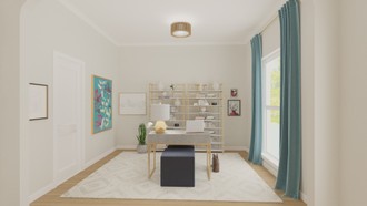 Modern, Glam Office by Havenly Interior Designer Tabitha
