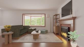 Modern Living Room by Havenly Interior Designer Carolina