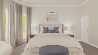Contemporary, Transitional Bedroom by Havenly Interior Designer Kristin