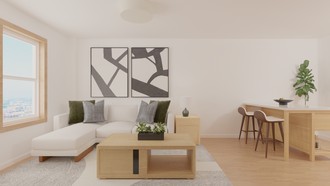 Scandinavian, Organic Modern Living Room by Havenly Interior Designer Ximena