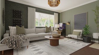 Modern, Bohemian Living Room by Havenly Interior Designer Daniela