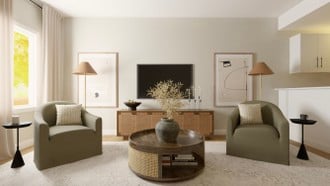 Classic, Transitional, Organic Modern, Warm Transitional Living Room by Havenly Interior Designer Grace