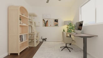 Bohemian Office by Havenly Interior Designer Daniela