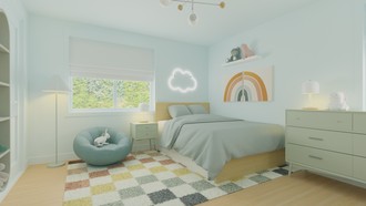 Modern, Midcentury Modern, Scandinavian, Midcentury Scandi Bedroom by Havenly Interior Designer Cayla