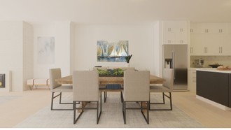 Coastal, Traditional Dining Room by Havenly Interior Designer Mary
