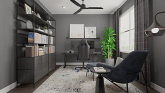 Industrial, Rustic, Minimal Office by Havenly Interior Designer Alix