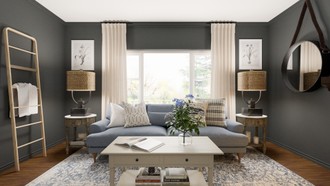 Traditional, Modern Cottage, Traditional Charm Living Room by Havenly Interior Designer Maria