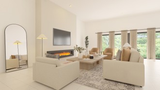 Organic Modern Living Room by Havenly Interior Designer Constanza