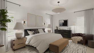 Contemporary, Modern, Bohemian, Rustic, Minimal Bedroom by Havenly Interior Designer Michelle