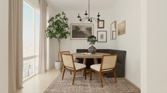 Farmhouse, Transitional, Organic Modern, California Cool, Warm Transitional Living Room by Havenly Interior Designer Grace