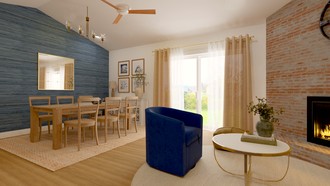 Bohemian Dining Room by Havenly Interior Designer Carolina
