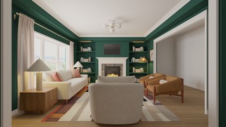 Eclectic, Bohemian Living Room by Havenly Interior Designer Sharlene