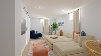 Southwest Inspired Living Room by Havenly Interior Designer Sophia