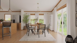 Modern, Classic, Traditional, Transitional Dining Room by Havenly Interior Designer Jamie