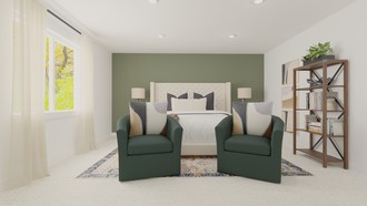 Modern, Bohemian, Transitional Bedroom by Havenly Interior Designer Lissette