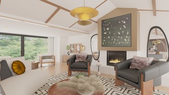 Midcentury Modern Living Room by Havenly Interior Designer Jamie