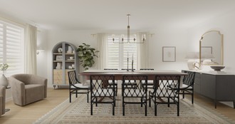 Contemporary, Classic, Traditional, Transitional, Vintage Dining Room by Havenly Interior Designer Vye