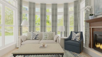 Classic, Traditional Living Room by Havenly Interior Designer Tabitha