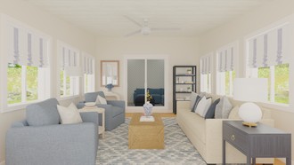 Classic, Coastal, Traditional Reading Room by Havenly Interior Designer Katie