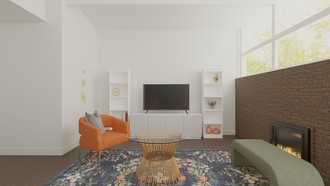 Eclectic Living Room by Havenly Interior Designer Marianna