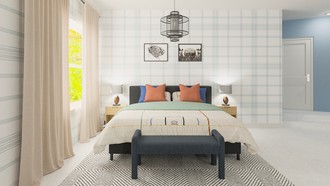 Bohemian, Preppy Bedroom by Havenly Interior Designer Giovanna