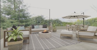 Modern, Coastal, Transitional Outdoor Space by Havenly Interior Designer Vye