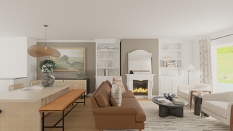Bohemian, Midcentury Modern Dining Room by Havenly Interior Designer Angie