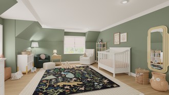 Eclectic, Bohemian Nursery by Havenly Interior Designer Hilary