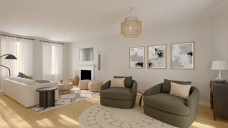 Contemporary, Modern Living Room by Havenly Interior Designer Melissa