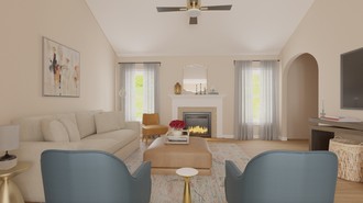 Inspired Modern, Parisian Modern Living Room by Havenly Interior Designer Karina
