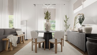 Transitional Dining Room by Havenly Interior Designer Camila