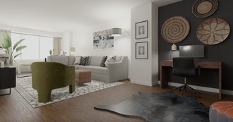 Modern, Global Living Room by Havenly Interior Designer Vye