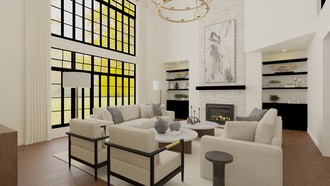 Contemporary, Modern, Classic Living Room by Havenly Interior Designer Tracy