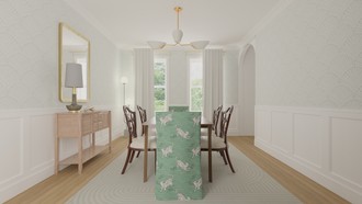 Modern, Transitional, New Classic Dining Room by Havenly Interior Designer Katie