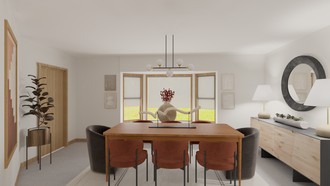 Modern, California Cool Dining Room by Havenly Interior Designer Hilary